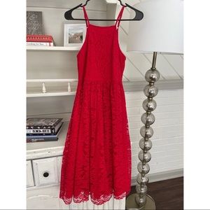 Lulu’s Lace Midi Dress